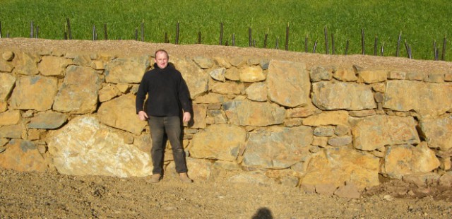 Penlee Quarry - Im 6ft2 and this wall is big,some stones weighed 5 tonnes!