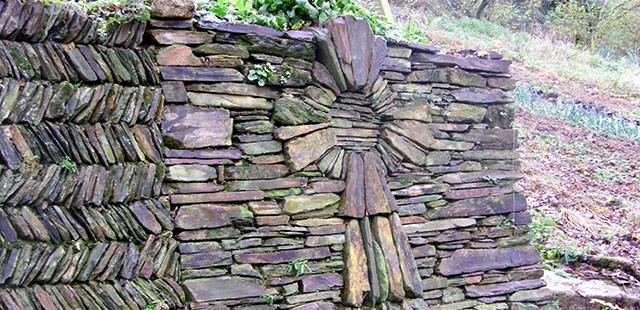Detail of Cornish Stone Wall