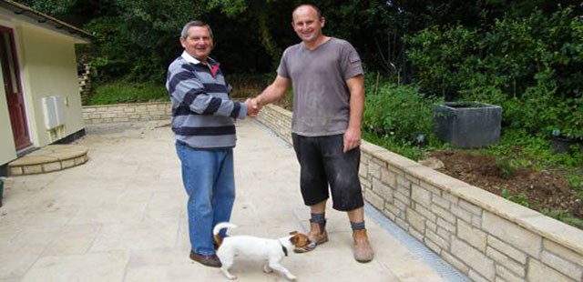Cornish Stonework make Happy Clients